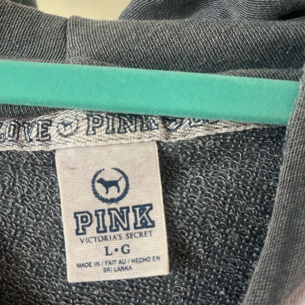 Victoria's Secret Gray Sweater with White Numbers - Picture 4 of 4